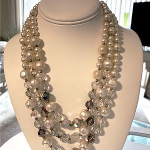 Multi Strand Pearl Necklace